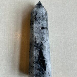 BREATH-TAKING Tourmalined Quartz Point Tower (6 inch)